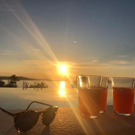 Sunset For 2 Families On Brac, Croatia Vila